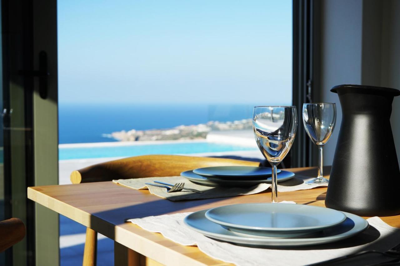 Eva Villas West With Infinity Pool & And Panoramic Sea View Γεράνι Χανίων Εξωτερικό φωτογραφία