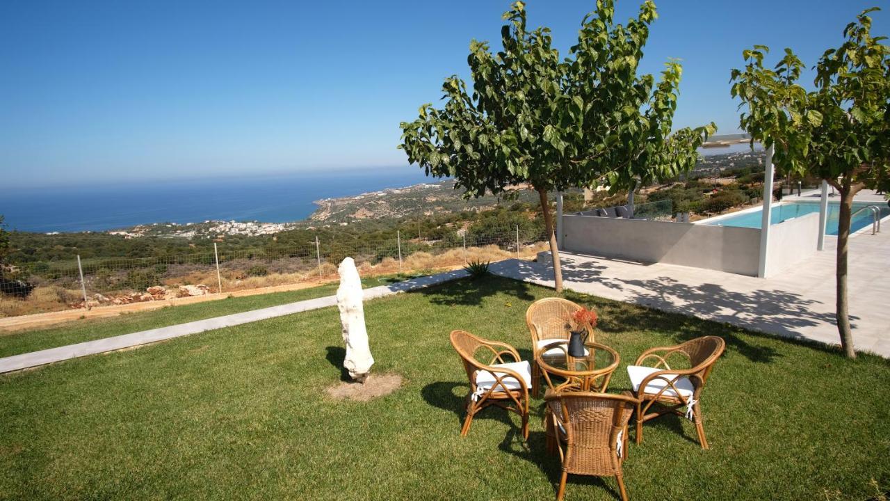 Eva Villas West With Infinity Pool & And Panoramic Sea View Γεράνι Χανίων Εξωτερικό φωτογραφία