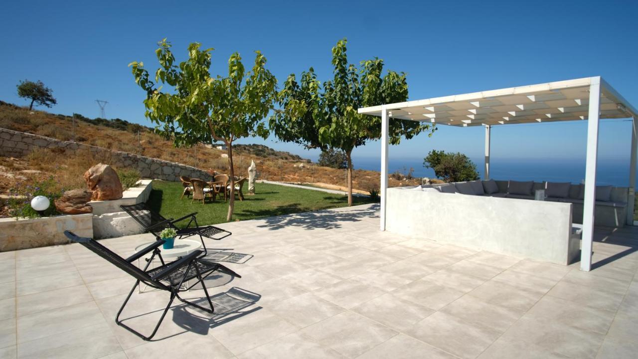 Eva Villas West With Infinity Pool & And Panoramic Sea View Γεράνι Χανίων Εξωτερικό φωτογραφία